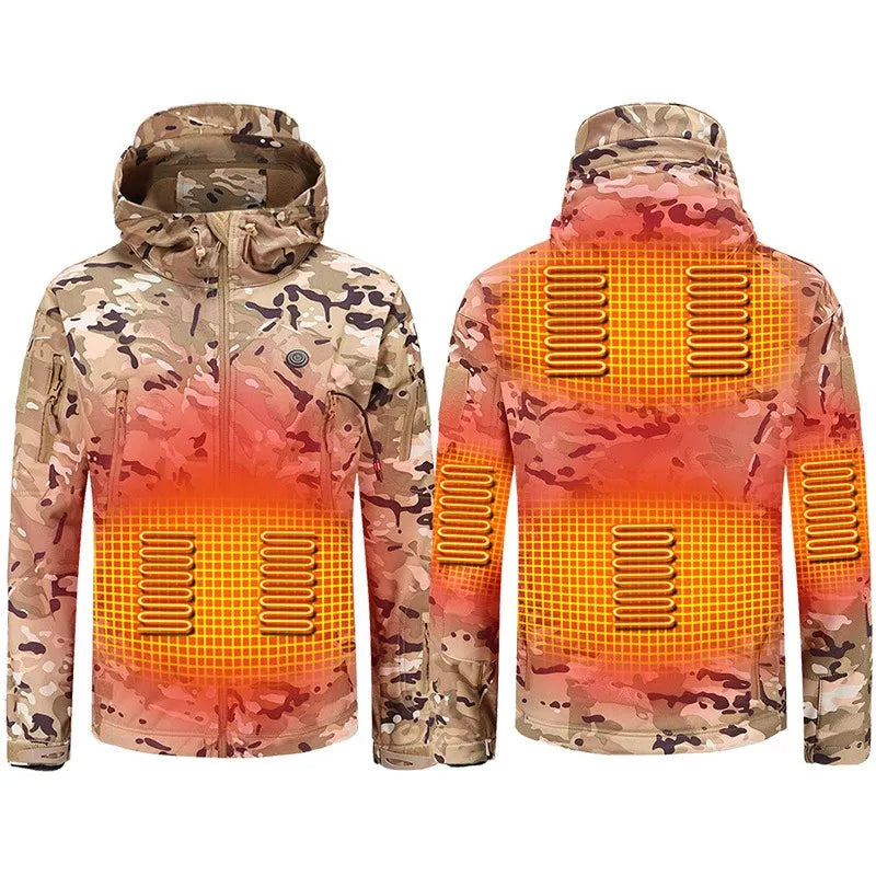 Camoflauge Electric Heating Jacket