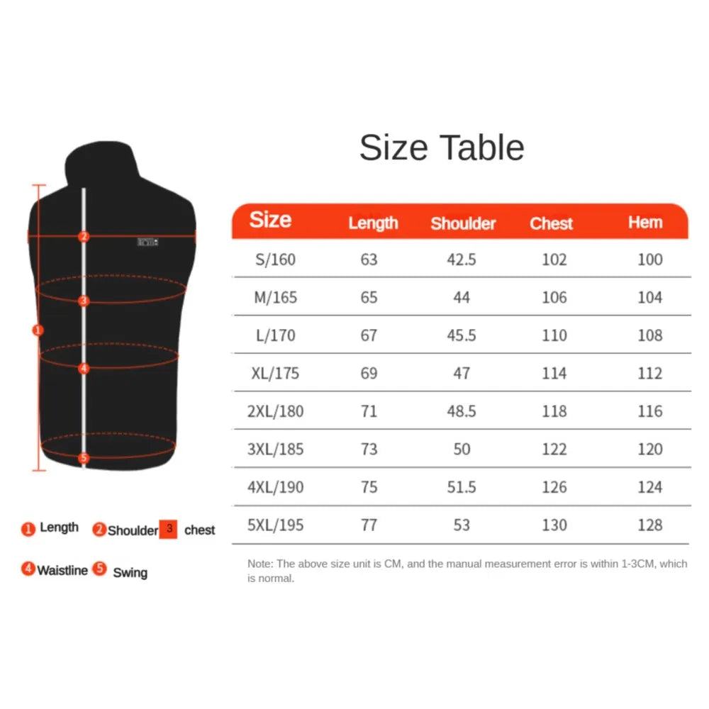 21 Zone Heated Vest